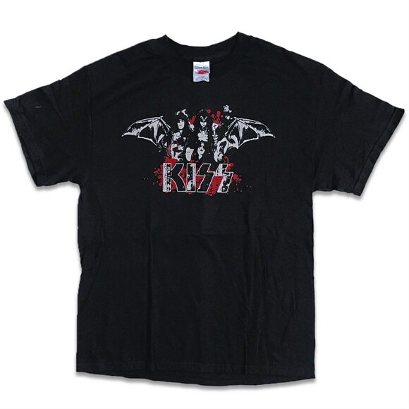 Vintage KISS Retro Art Throwback T-Shirt - Circa '73 - Picture 1 of 10